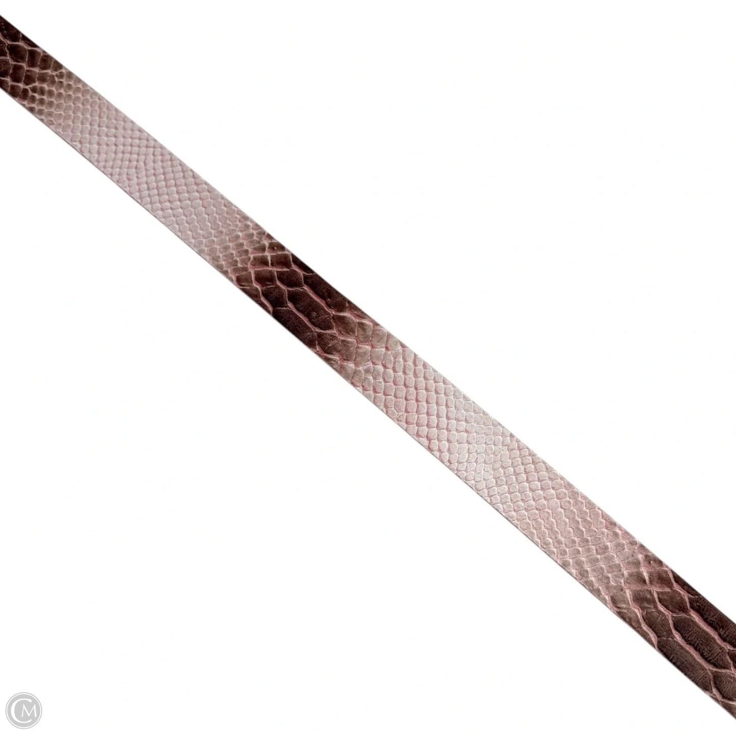 Snakeskin Belt Leather By Garuglieri, Size: Large