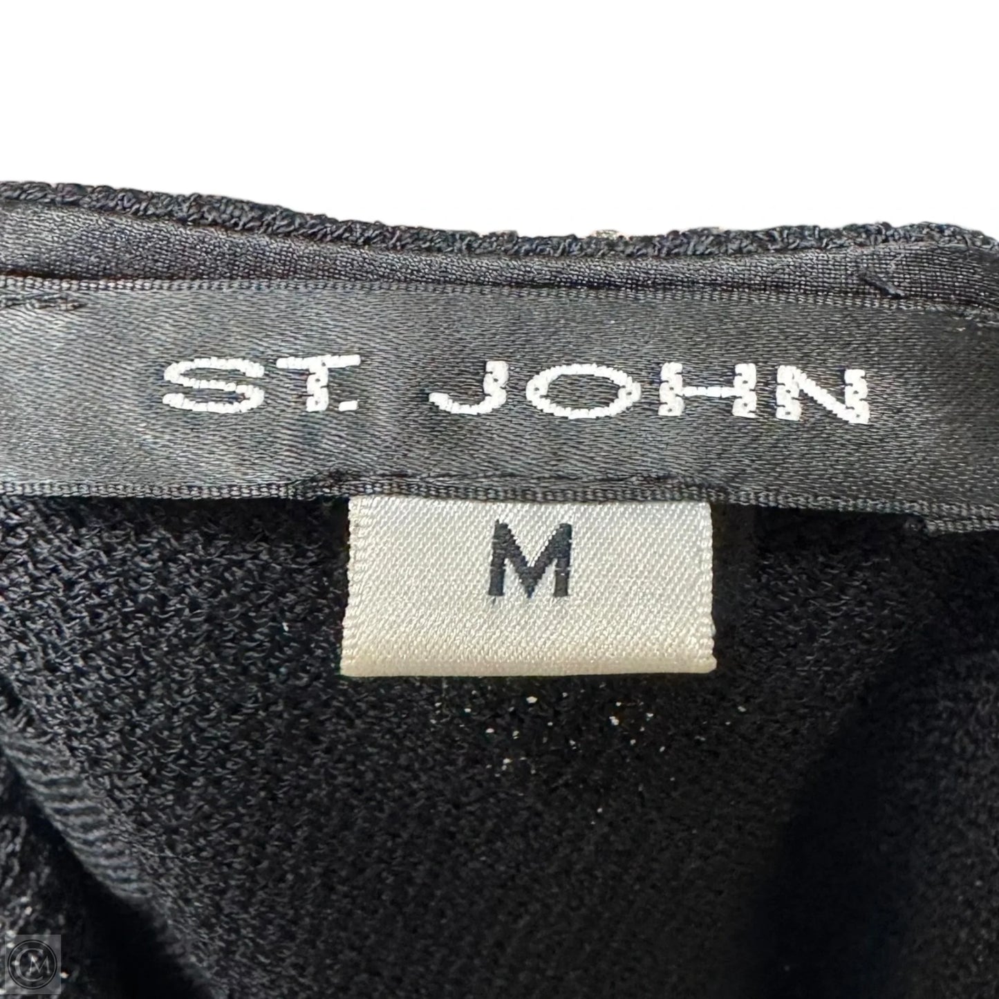 Paillette Button Back Top Sleeveless Luxury Designer By St John Collection In Copper, Size: M