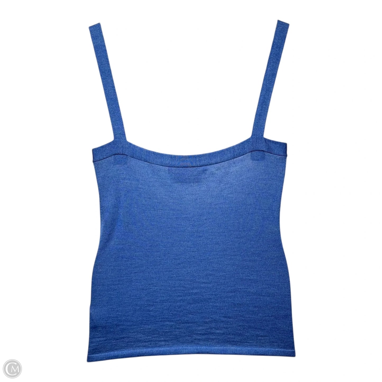 Cashmere Blend Knit Lace Camisole Luxury Designer By Valentino-Garavani In Blue, Size: L