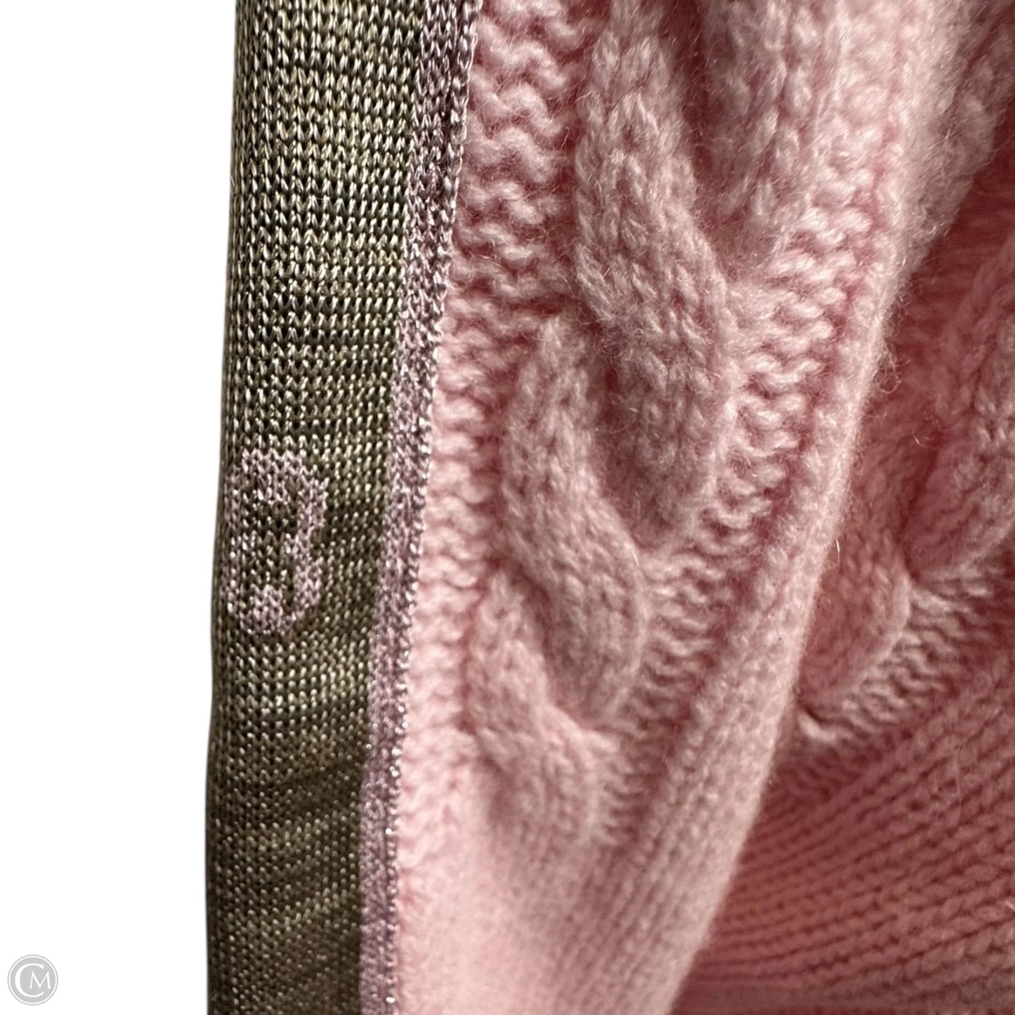 Cashmere Silk Blend Turtleneck Sweater Designer By Escada In Pink, Size: L