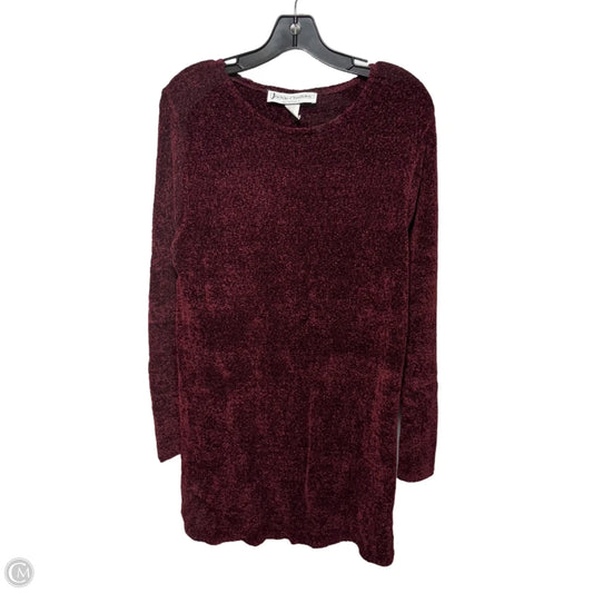 Sweater By jackie chalkly In Maroon, Size: M