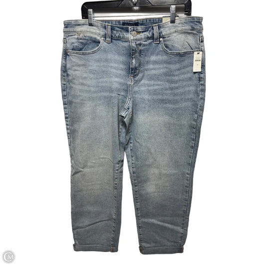 Jeans Boyfriend By Talbots In Blue Denim, Size: 14
