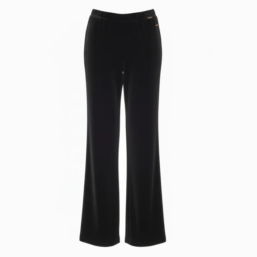 Velvet Pants Luxury Designer By St John Sport In Black, Size: S