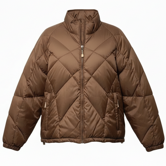 Goose Down Jacket Puffer & Quilted By Cabela’s In Brown, Size: 2x