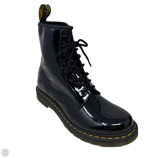 Patent 1460 Boots Combat By Dr Martens In Black, Size: 10