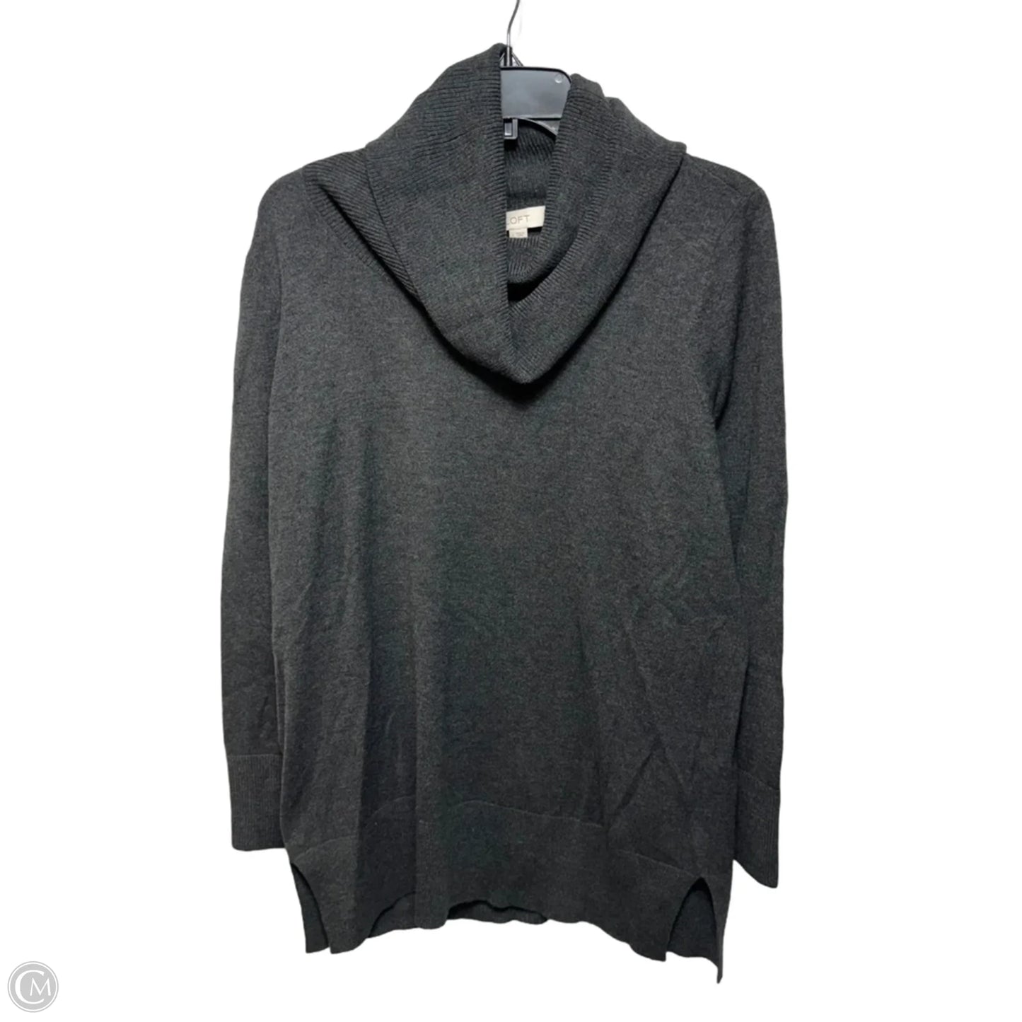Sweater By Loft In Grey, Size: L