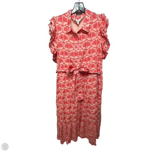 Dress Casual Maxi By Crown And Ivy In Pink, Size: Xxl