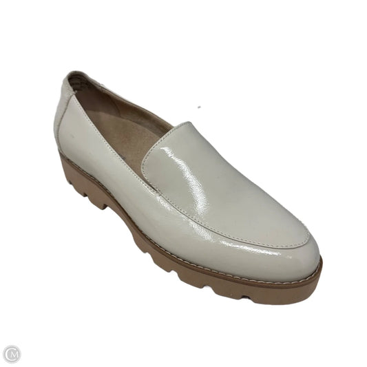Kensley Patent & Suede Slip On Loafers By Vionic In Cream, Size: 6.5