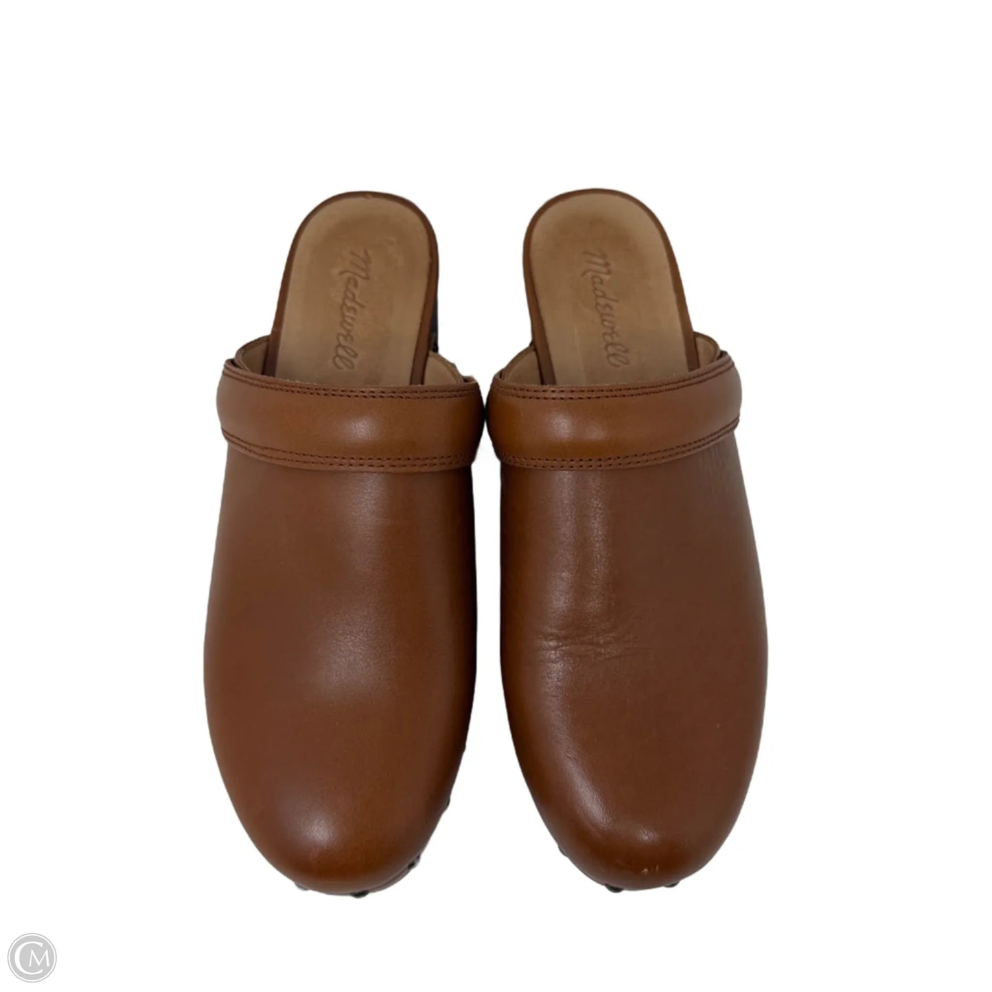 The Cecily Clog In Oiled Leather By Madewell In Tan, Size: 7.5
