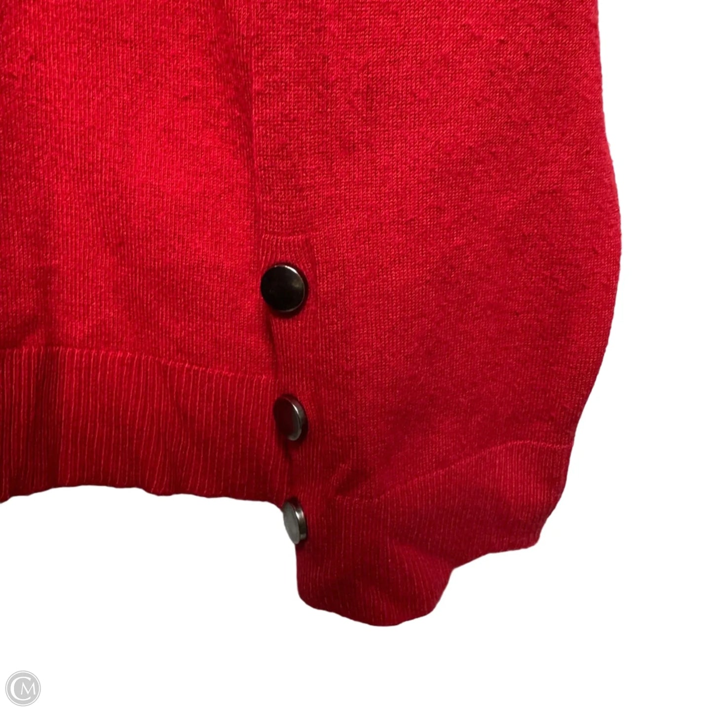 Sweater By Chicos In Red, Size: M