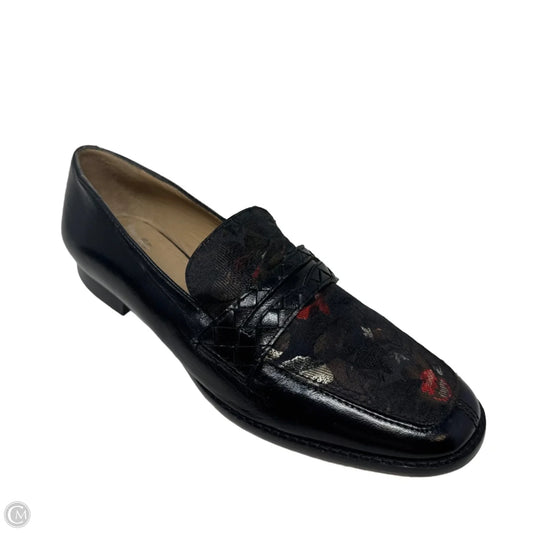 Brocade Loafer Shoes Flats By Johnston & Murphy In Floral Print, Size: 7.5