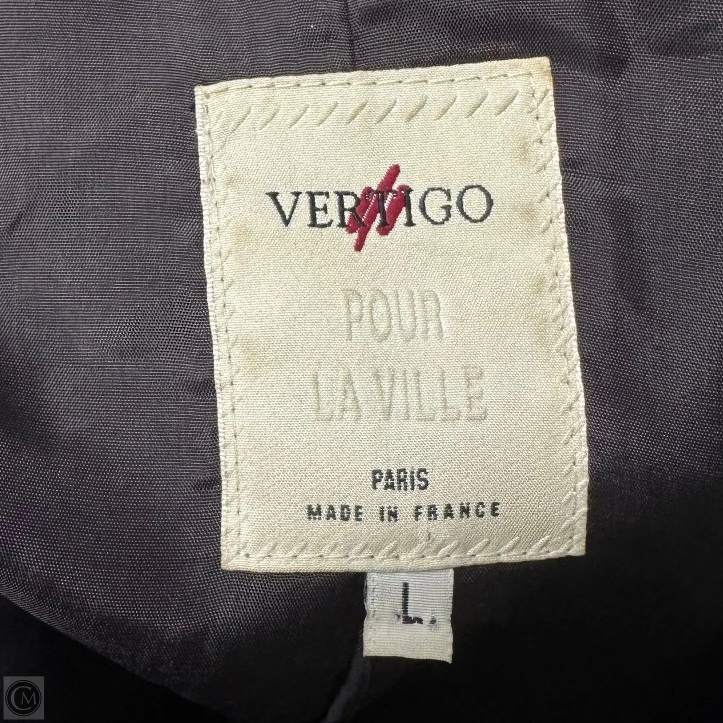 Blazer By Vertigo In Striped Pattern, Size: L