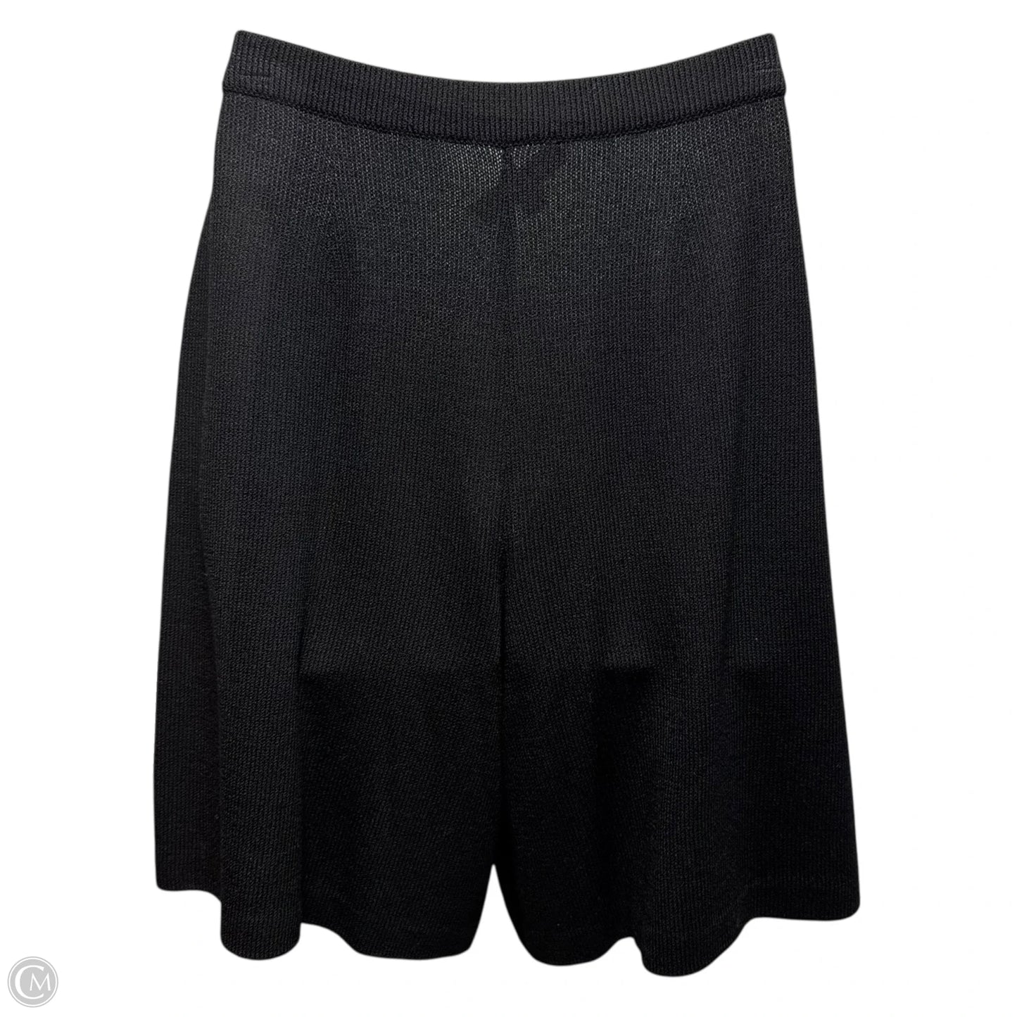Knit Shorts Luxury Designer By St John Collection In Black, Size: 10