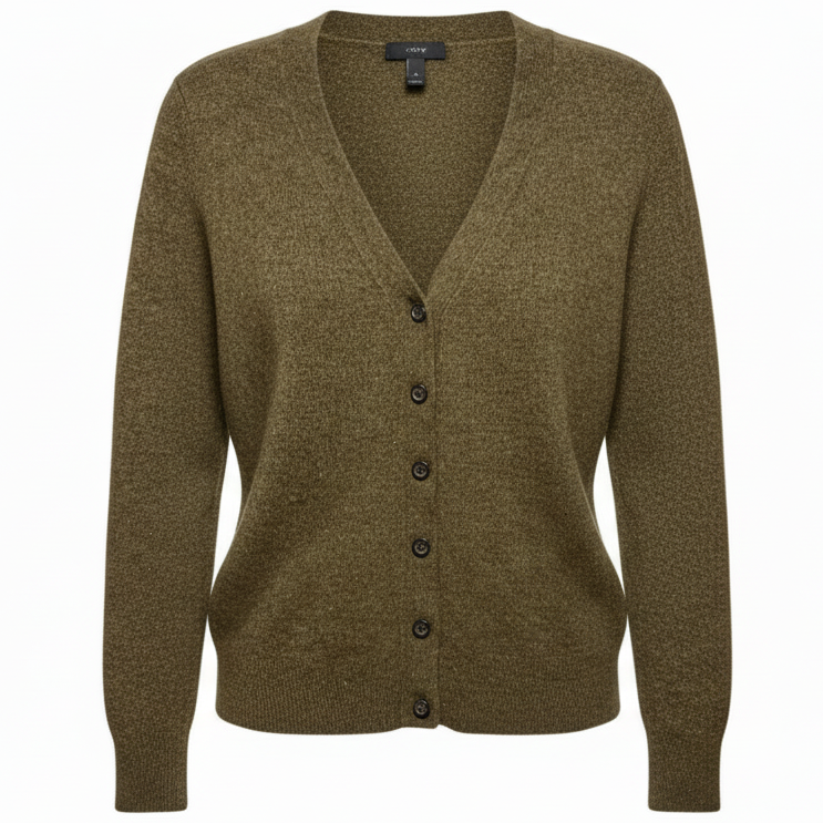Wool Cardigan Sweater By J. Crew In Green, Size: S