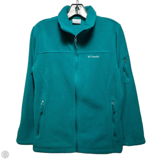 Jacket Fleece By Columbia In Teal, Size: M