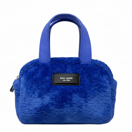 Apres Chic Faux Shearling Satchel Designer By Kate Spade, Size: Medium