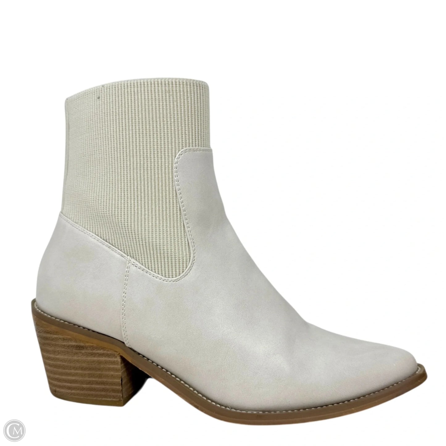 Olystia Stretch Booties By Dolce Vita In Cream, Size: 10