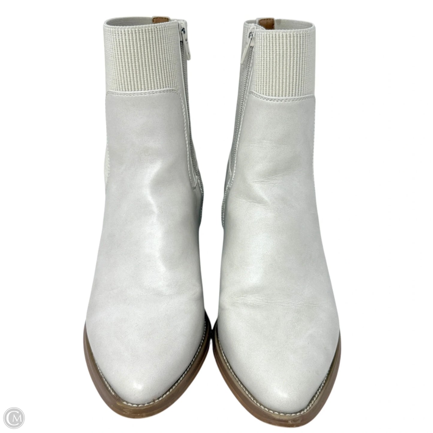 Olystia Stretch Booties By Dolce Vita In Cream, Size: 10