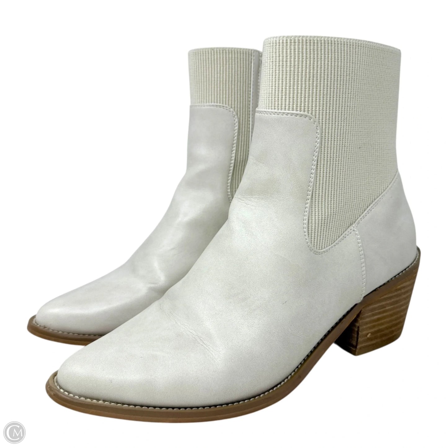 Olystia Stretch Booties By Dolce Vita In Cream, Size: 10