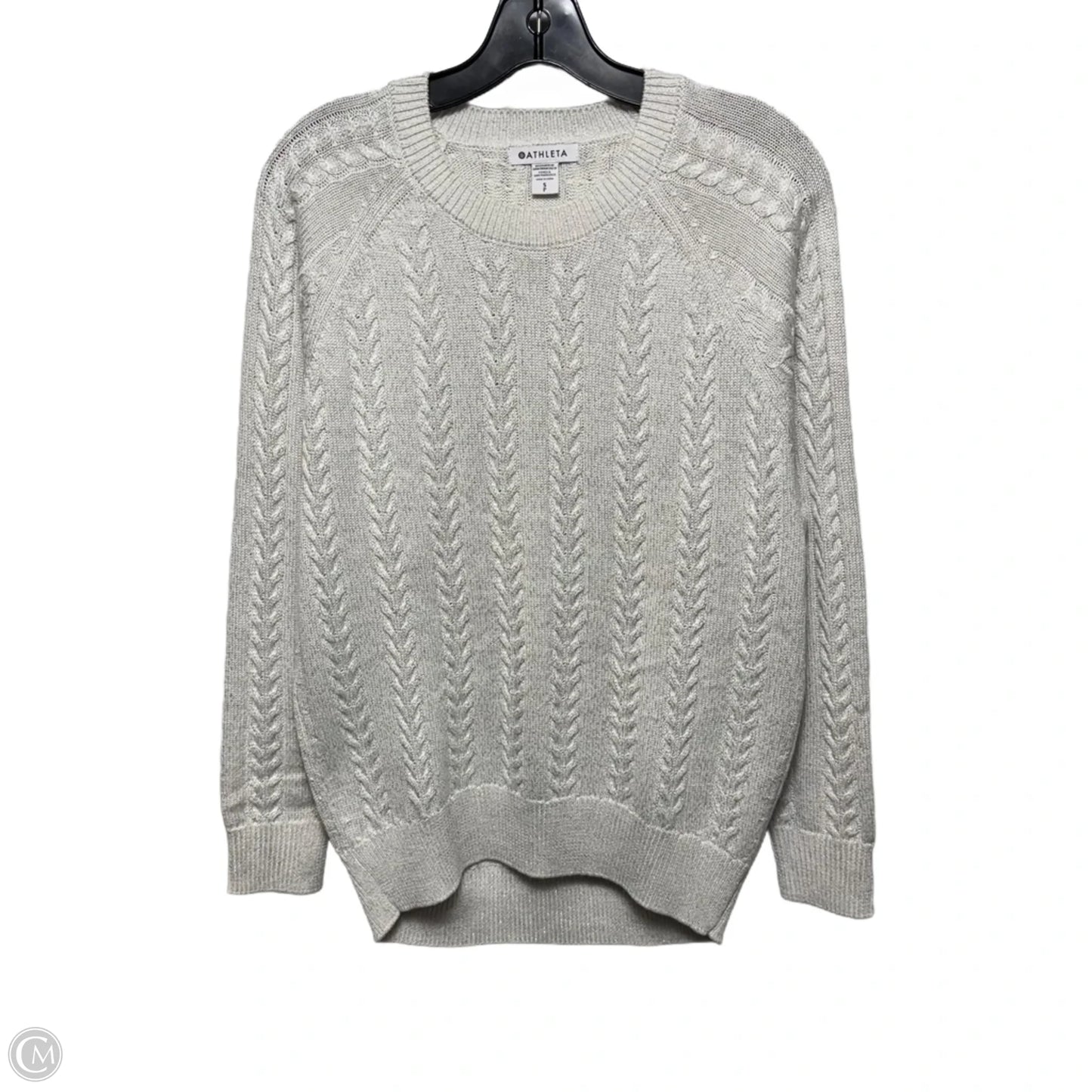 Sweater By Athleta In Silver, Size: S