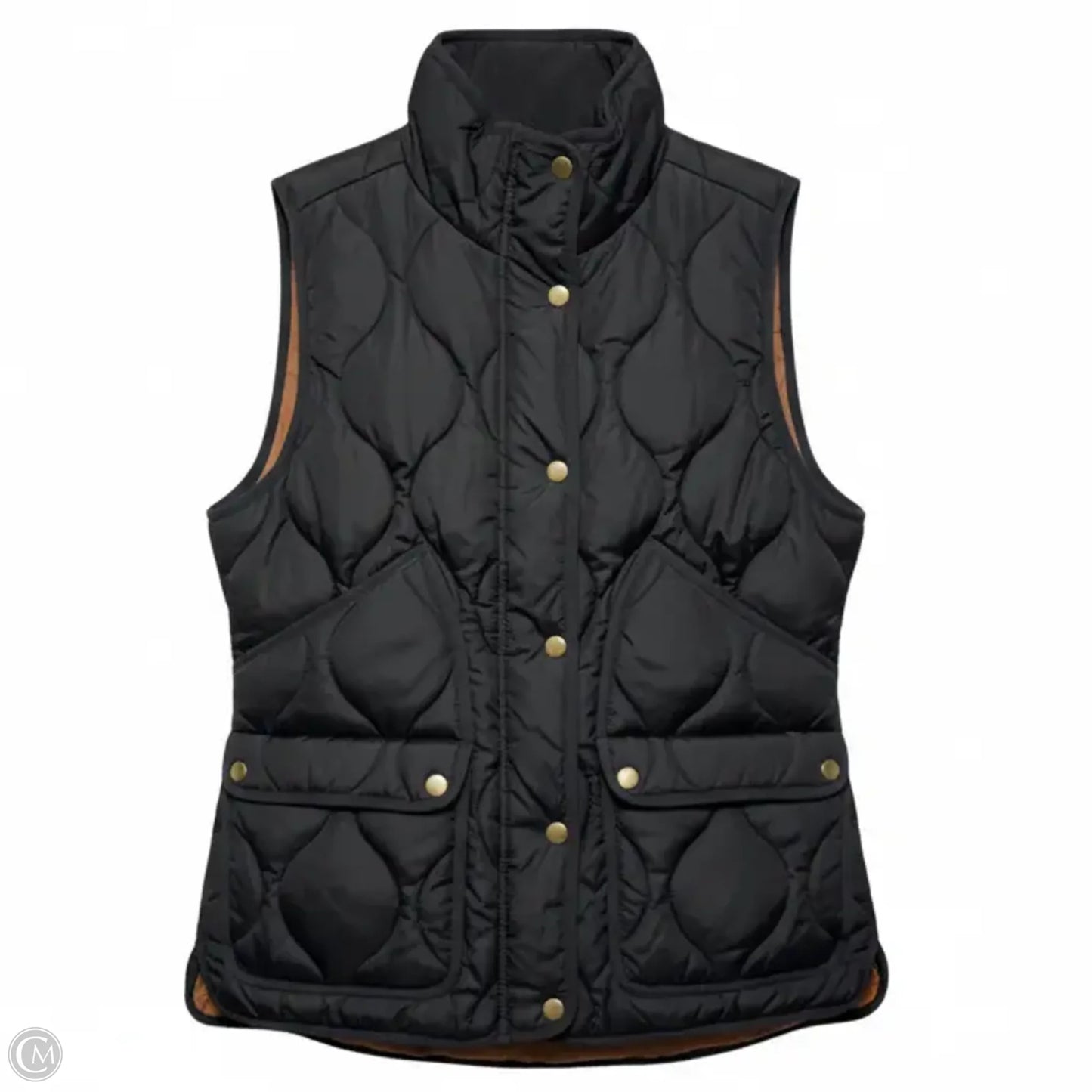 Signature Quilted Excursion Vest By J. Crew In Black, Size: S