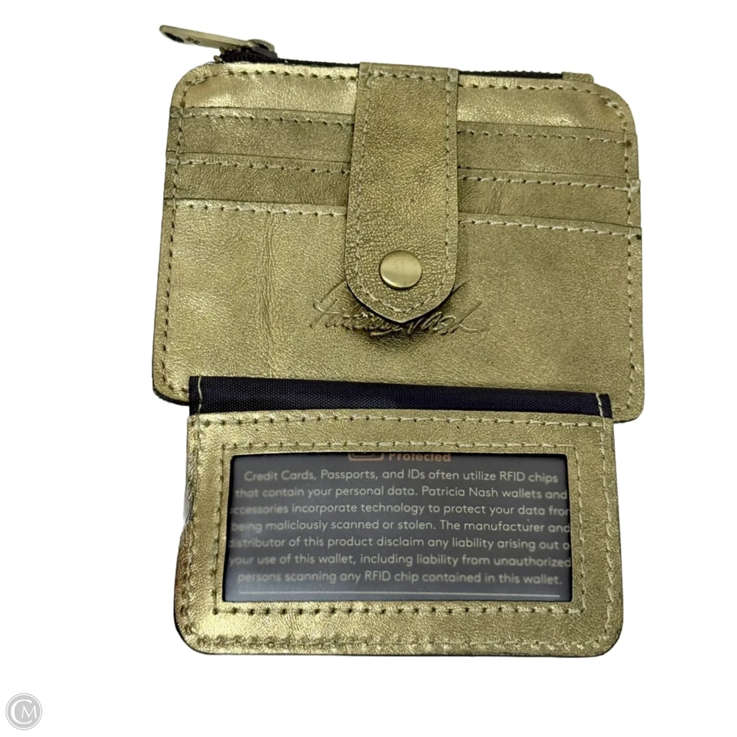 Cassis ID Card Colder Wallet Designer By Patricia Nash, Size: Medium