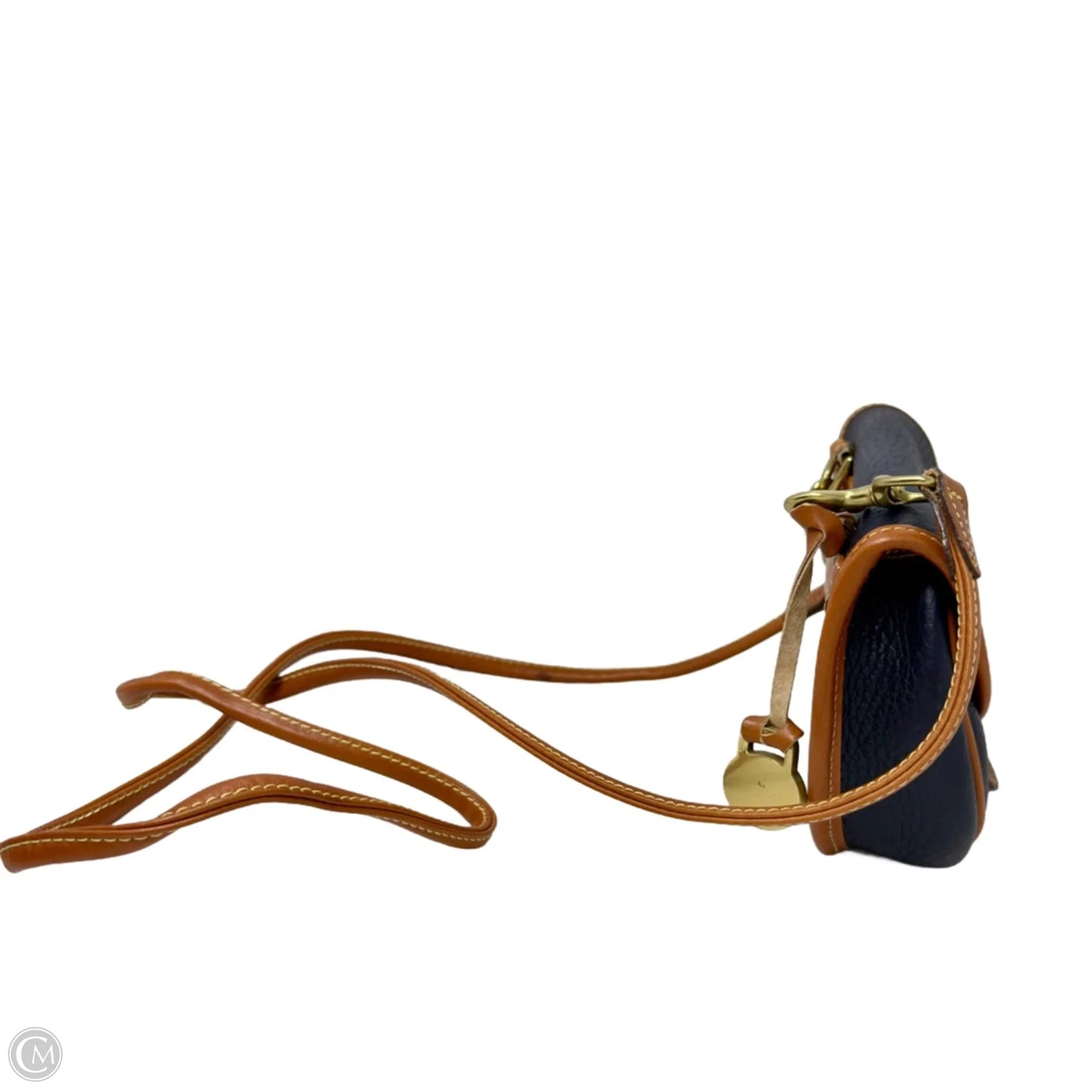 All-Weather Leather Mini Cavalry Crossbody Designer By Dooney And Bourke, Size: Small