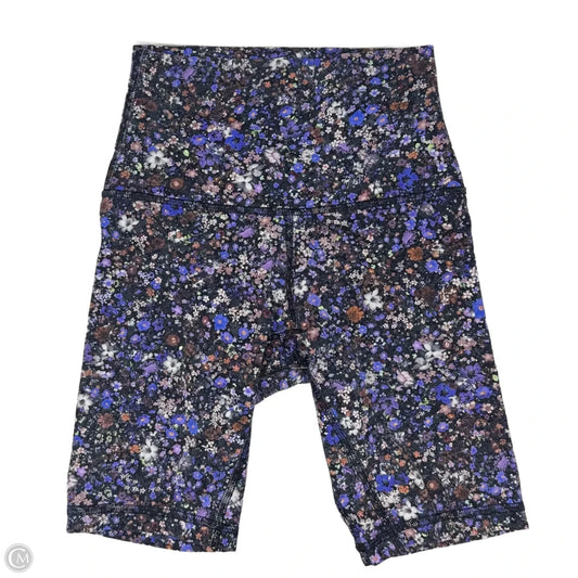 Athletic Shorts By Lululemon In Multi-colored, Size: 0