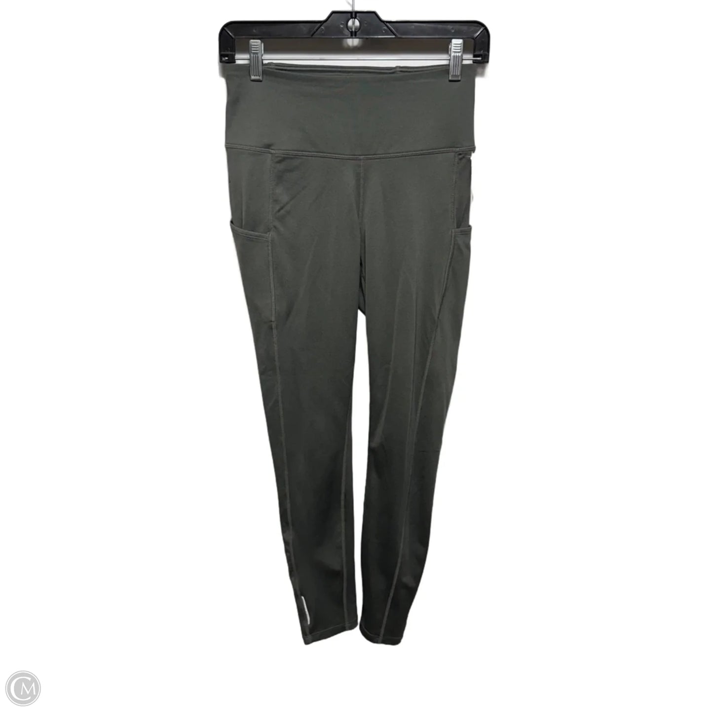 Athletic Leggings By Fly Low In Grey, Size: S