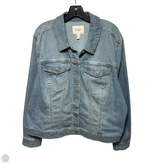Jacket Denim By Jessica Simpson In Blue Denim, Size: 3x