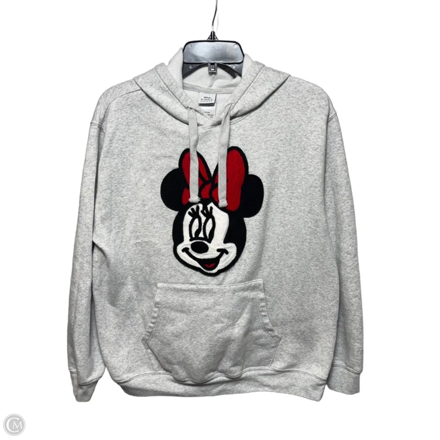 Minnie Mouse Sweatshirt Hoodie By Disney In Heather Grey, Size: Xl