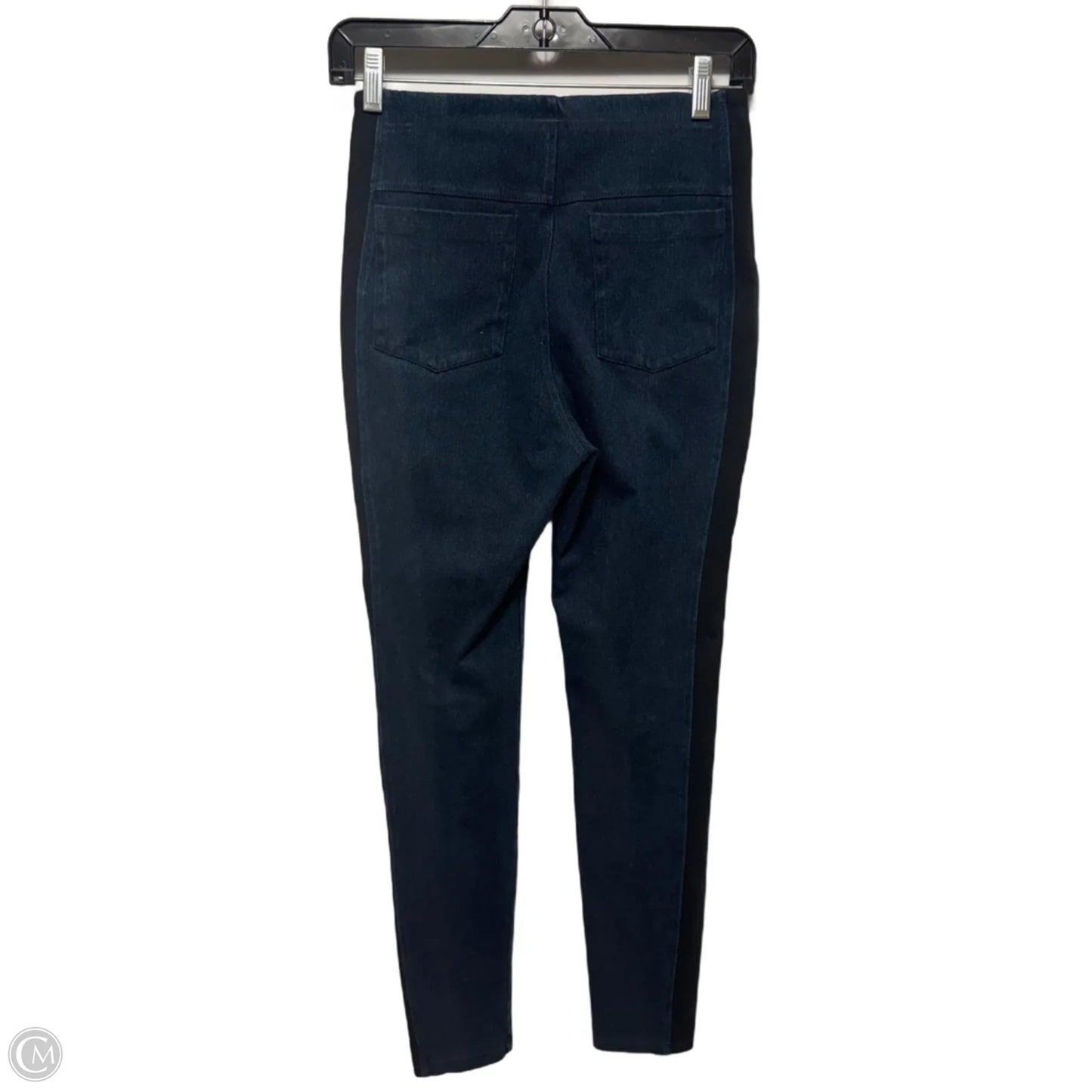 Jeans Jeggings By Lysse In Black & Blue, Size: S