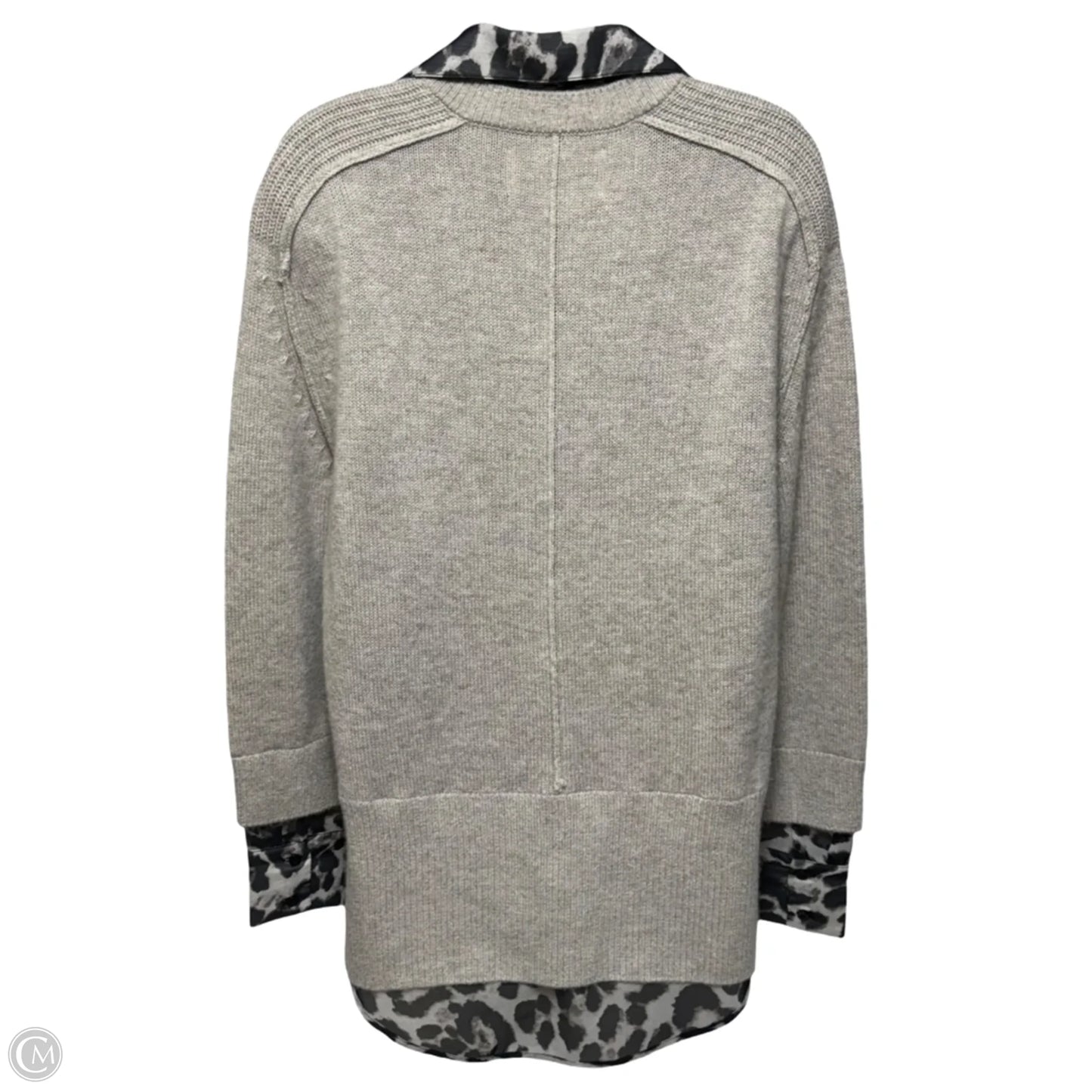 The Looker Layered Cashmere/Wool V Neck Sweater By Brochu Walker In Taupe, Size: XS