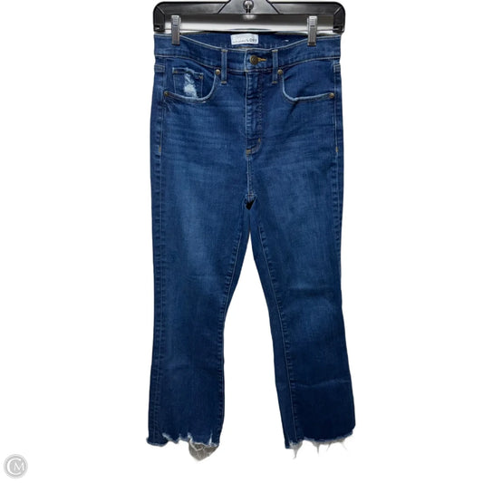 Jeans Boot Cut By Loft In Blue Denim, Size: 8/29