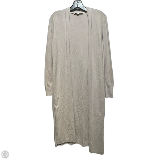 Sweater Cardigan By Loft In Beige, Size: S