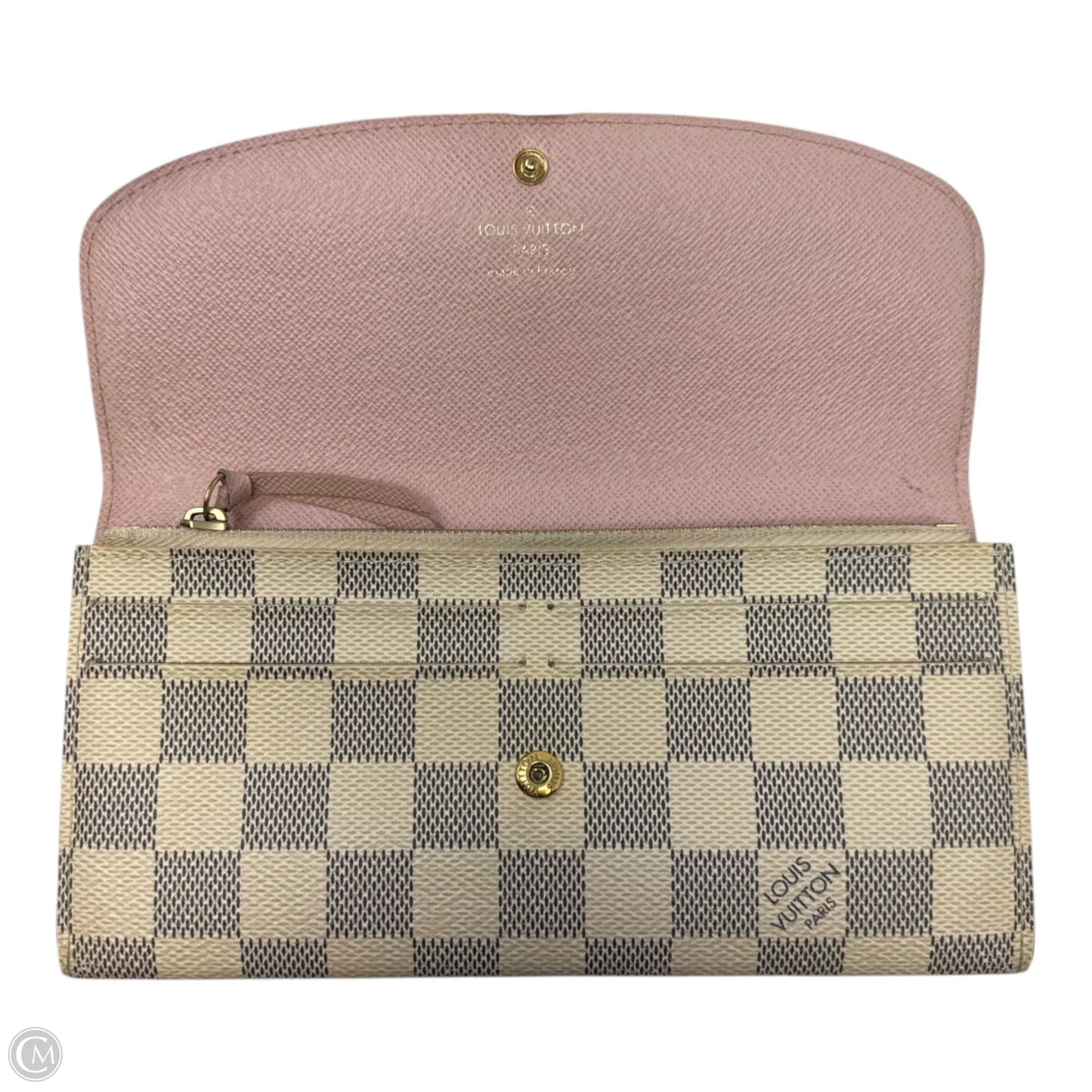 Emilie Damier Azur Wallet Luxury Designer By Louis Vuitton, Size: Medium