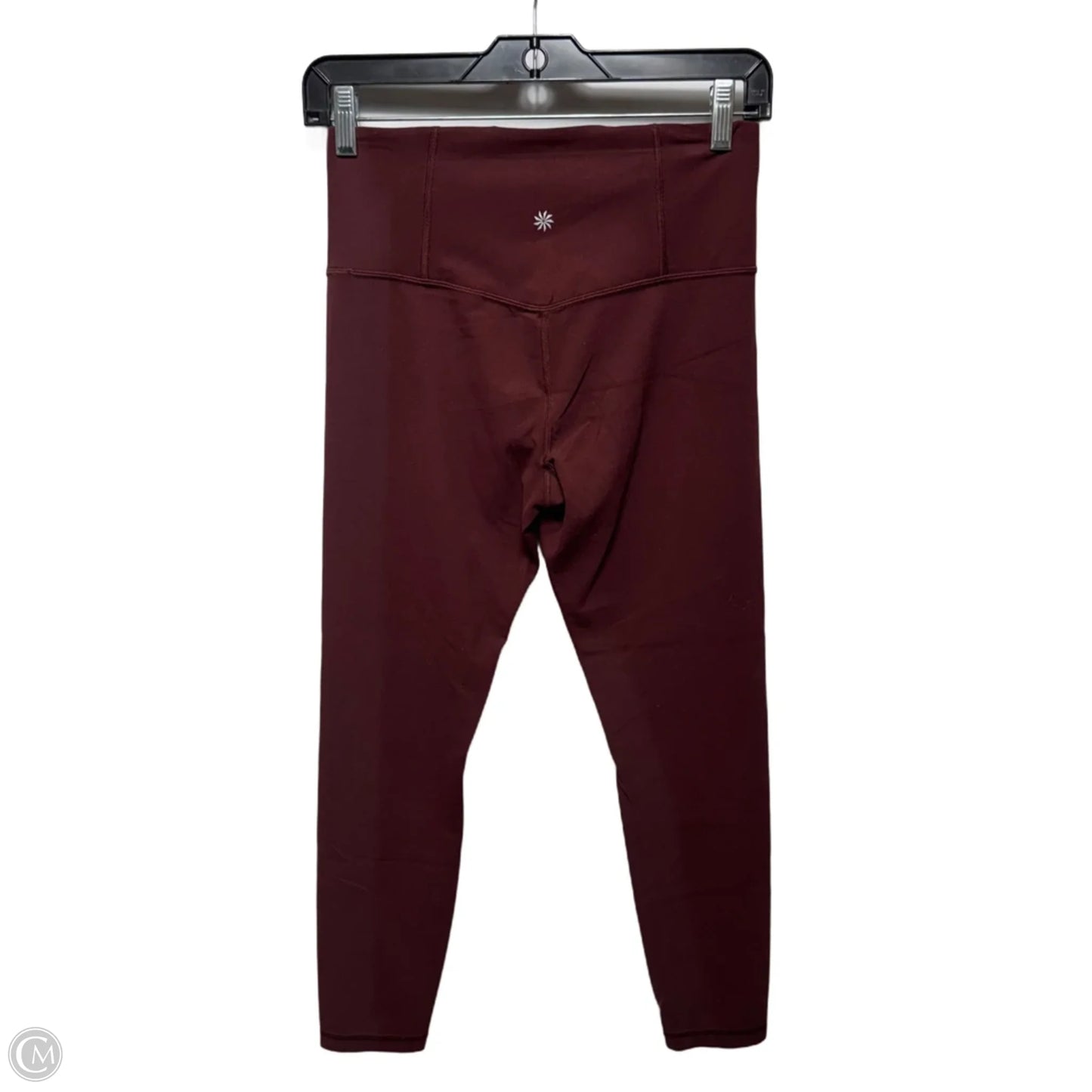 Athletic Leggings By Athleta In Maroon, Size: S