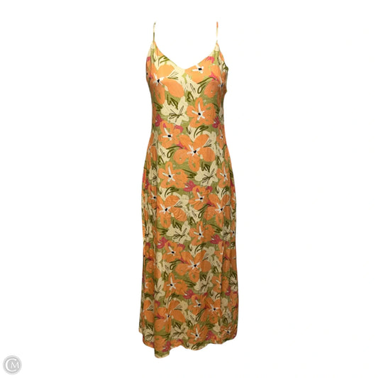 Aperitivo Tie Back Midi Dress By Sadie & Sage In Floral Print, Size: XS