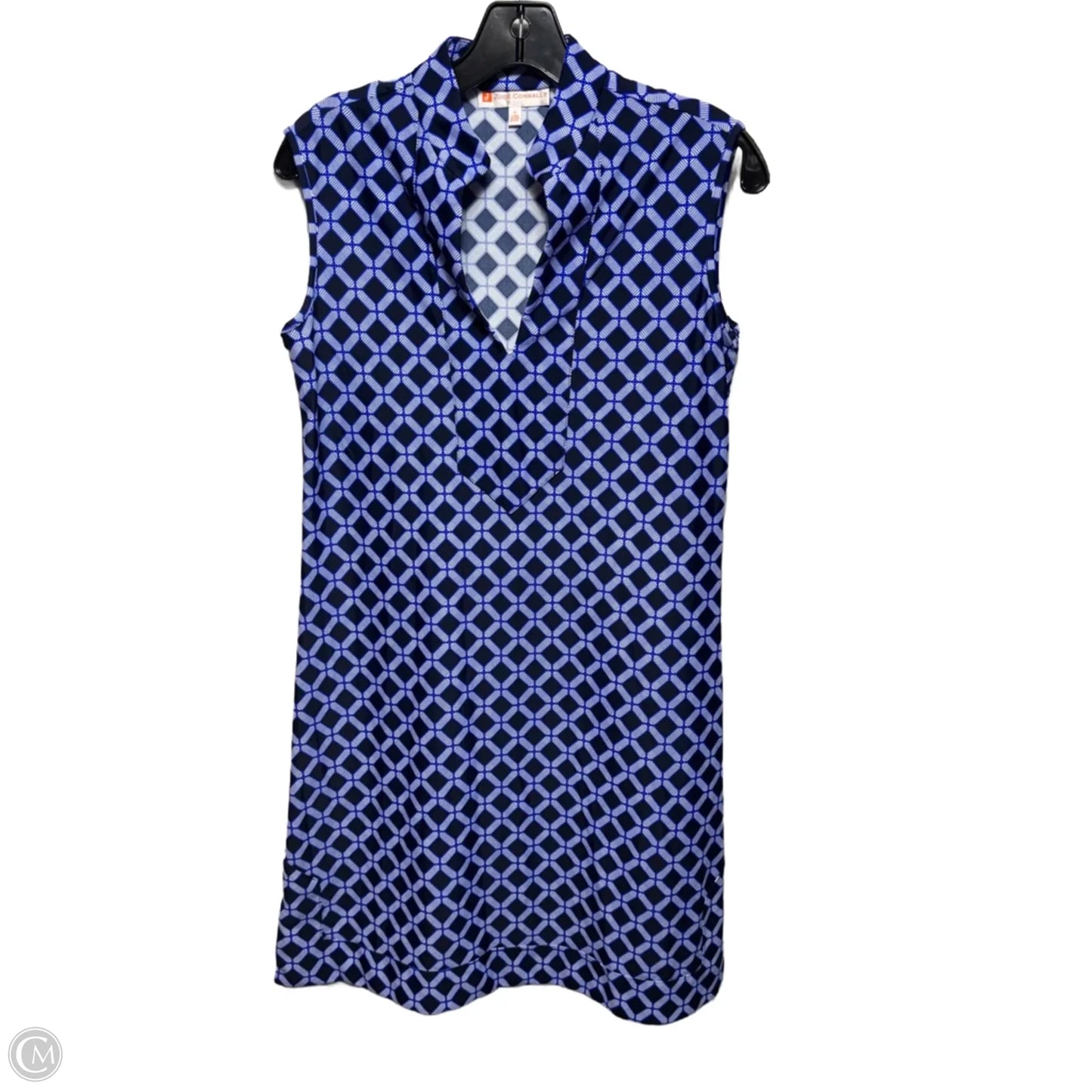 Dress Casual Short Sleeveless By Jude Connally In Geometric Pattern, Size: M