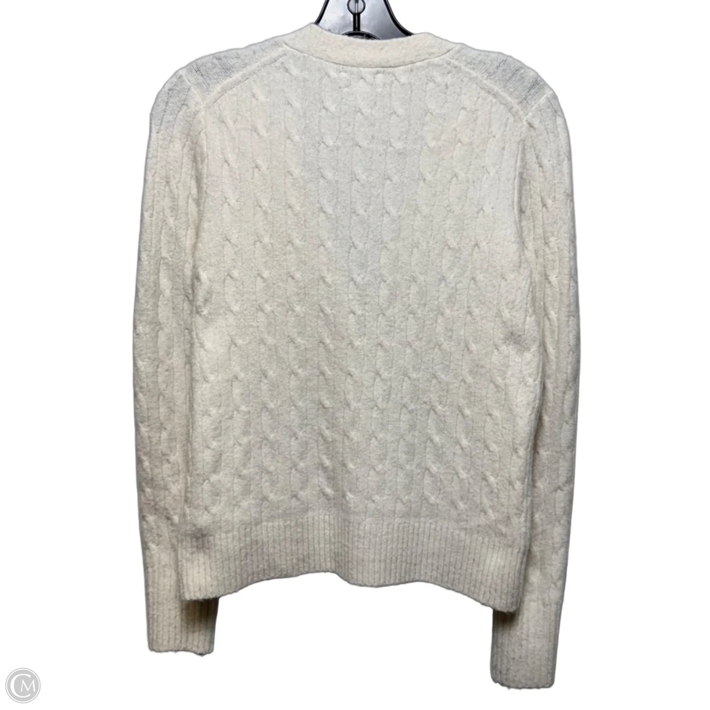 Sweater Cardigan By J. Crew In Cream, Size: Xs
