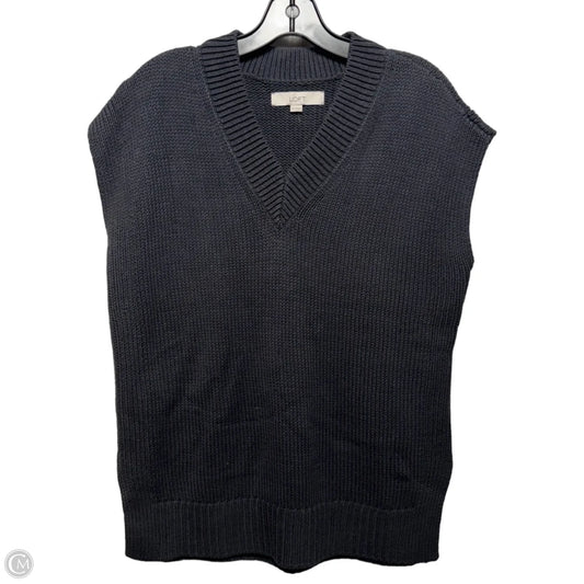 Vest Sweater By Loft In Grey, Size: Xs