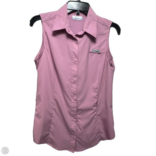 Athletic Tank Top By Columbia In Pink, Size: S