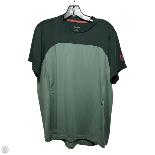 Athletic Top Short Sleeve By Cmb In Green, Size: L