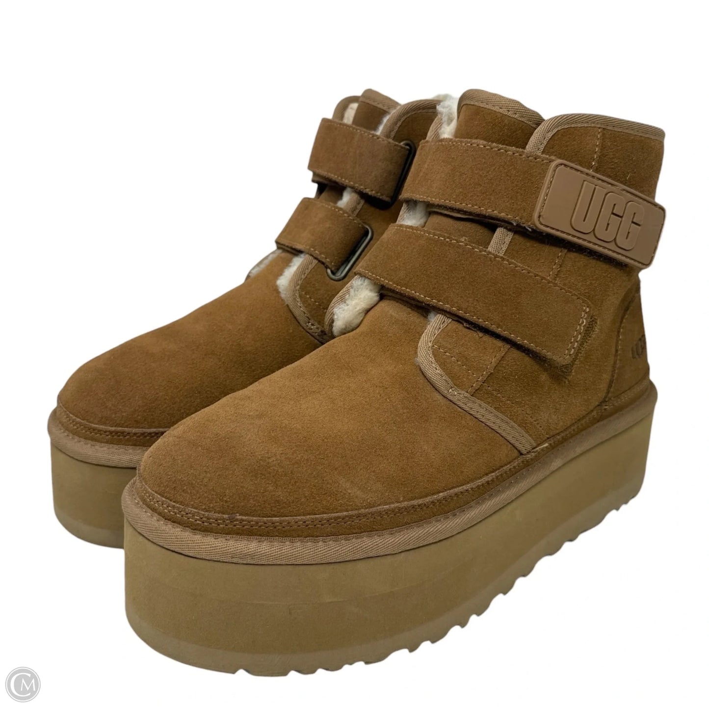 Neumel Platform Boots Designer By Ugg In Tan, Size: 10