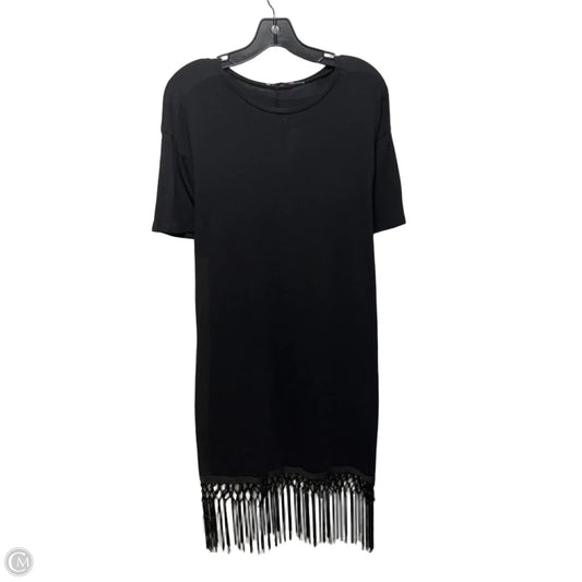 Dress Casual Midi By Zara In Black, Size: S