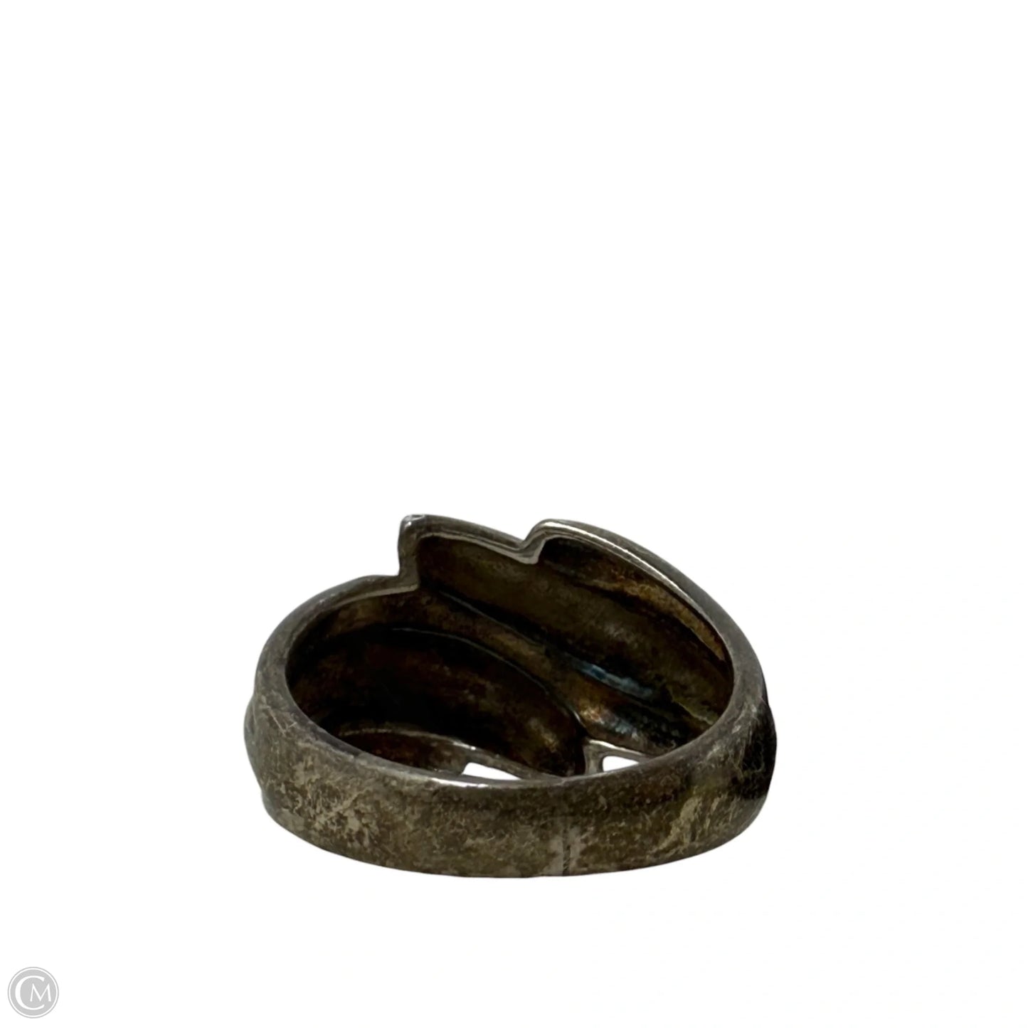 Vintage Sterling Silver Curved Dome Ring, Size: 6