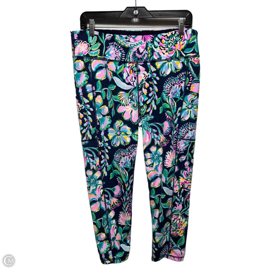 Pants Designer By Lilly Pulitzer In Floral Print, Size: Xl
