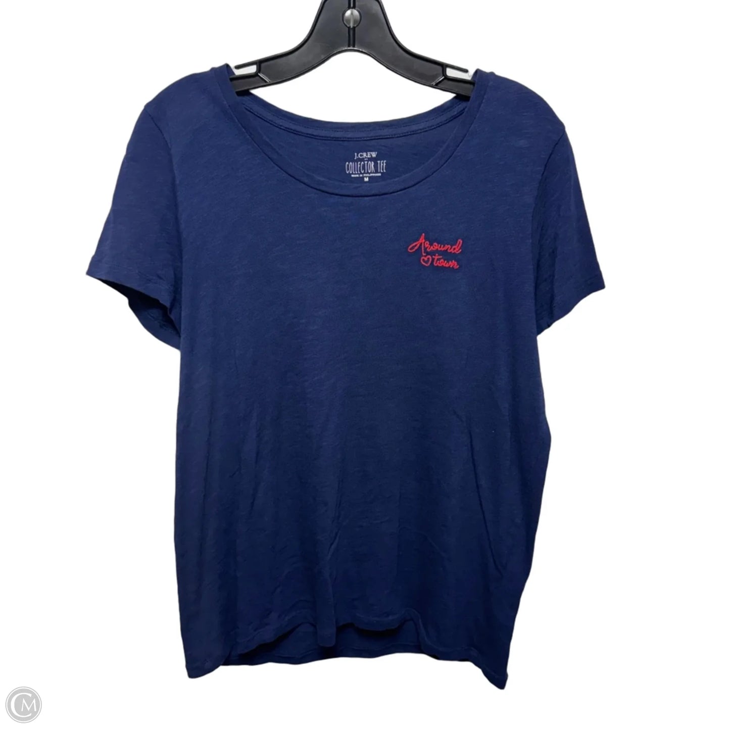 “Around Town” Collector Tee Basic By J. Crew In Navy, Size: M