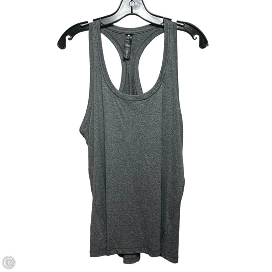 Athletic Tank Top By Yogalicious In Grey, Size: M