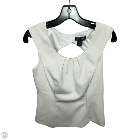 Top Sleeveless By White House Black Market In White, Size: 6